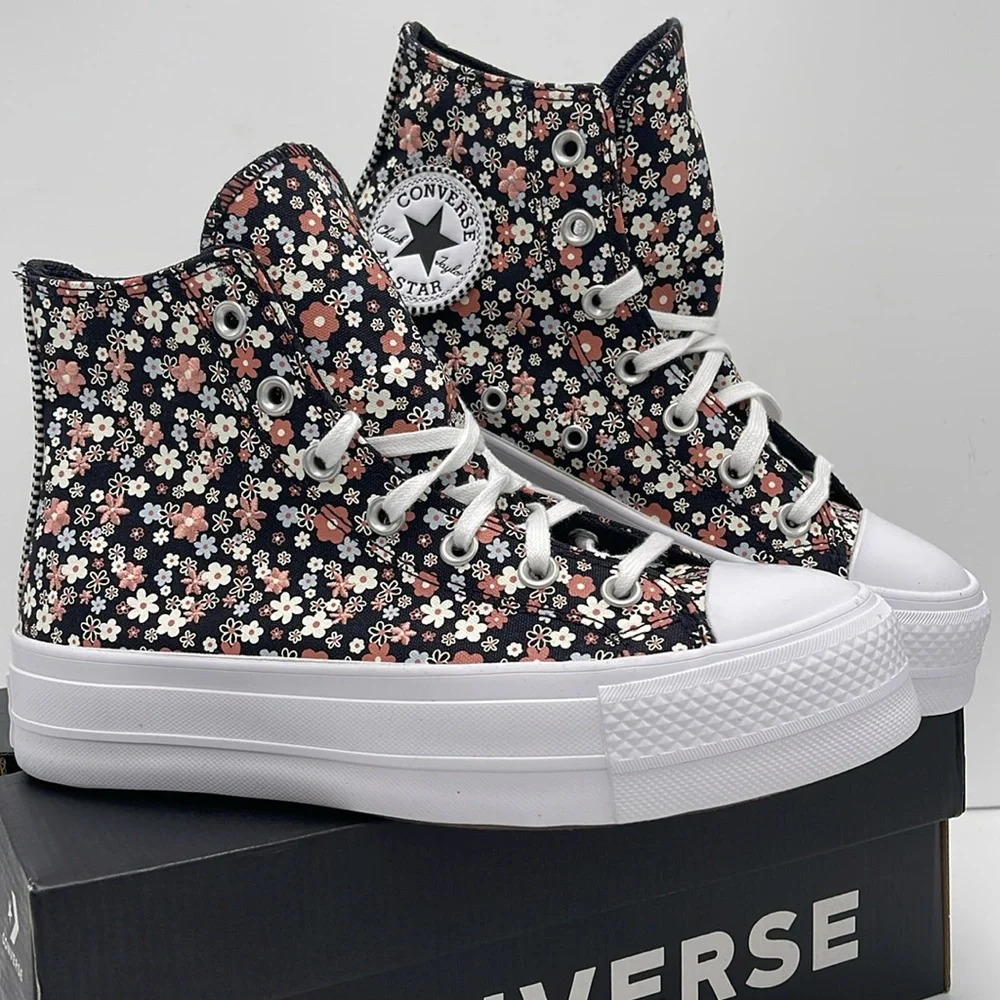 Converse WMNS CTAS LIFT HI TOTAL ECLIPSE/WHITE A14264C Platforms Sneakers
